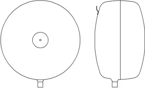 PNEUMATEX Erweiterungsgefäß Compresso CD 80.9 E, 30102141003
